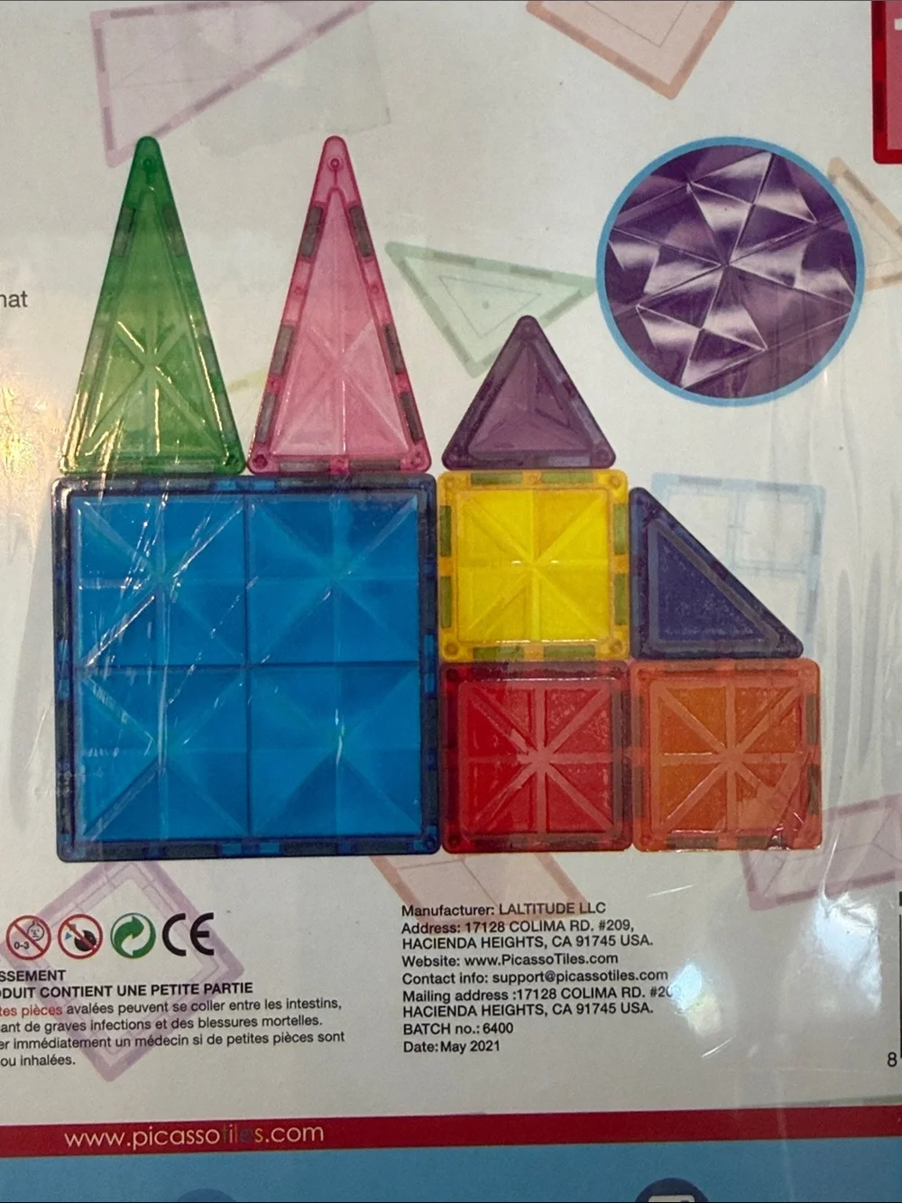 Picasso Tiles Mini Diamond Series Set